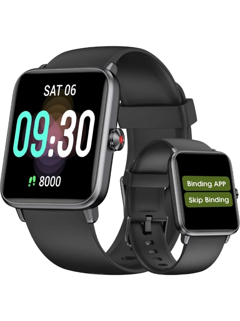 Senior-Friendly Pedometer Watch - No App or Phone Needed, Easy Fitness Tracker